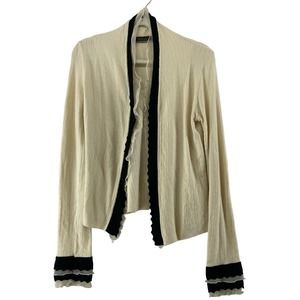 Twinset Simona Barbieri Open Front Cardigan Size Large